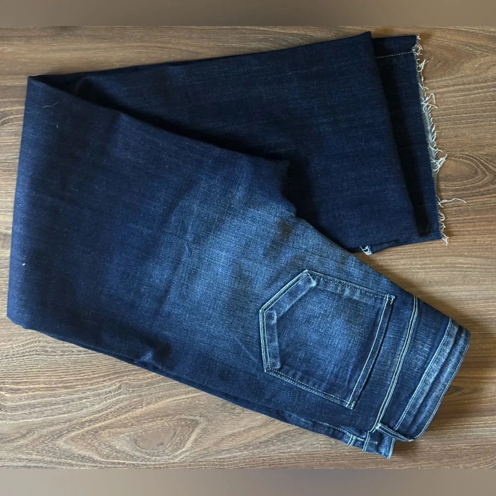 L'AGENCE Deep Indigo Flare Jeans - Picture 6 of 8